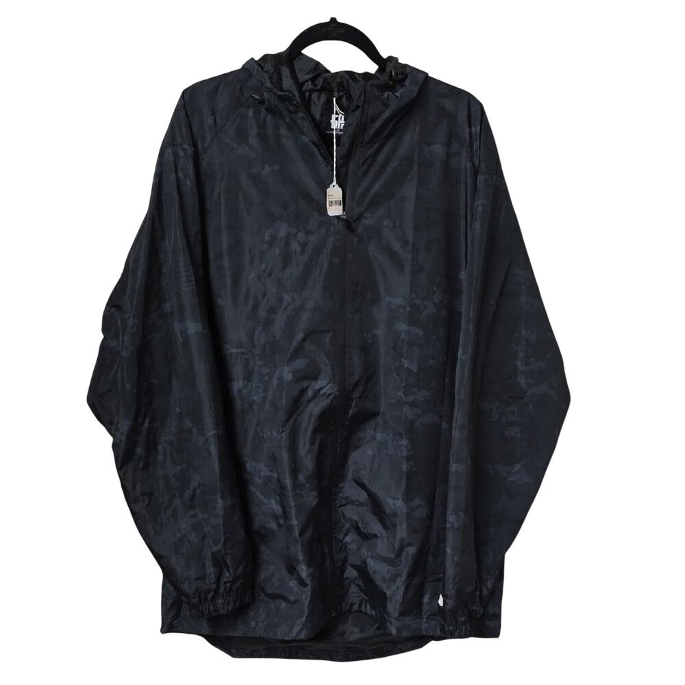 Greater Half We The People Blackout Camo Rain Jacket Mens Size 2XL NEW